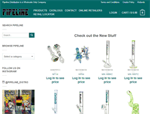 Tablet Screenshot of pipelinedistro.com